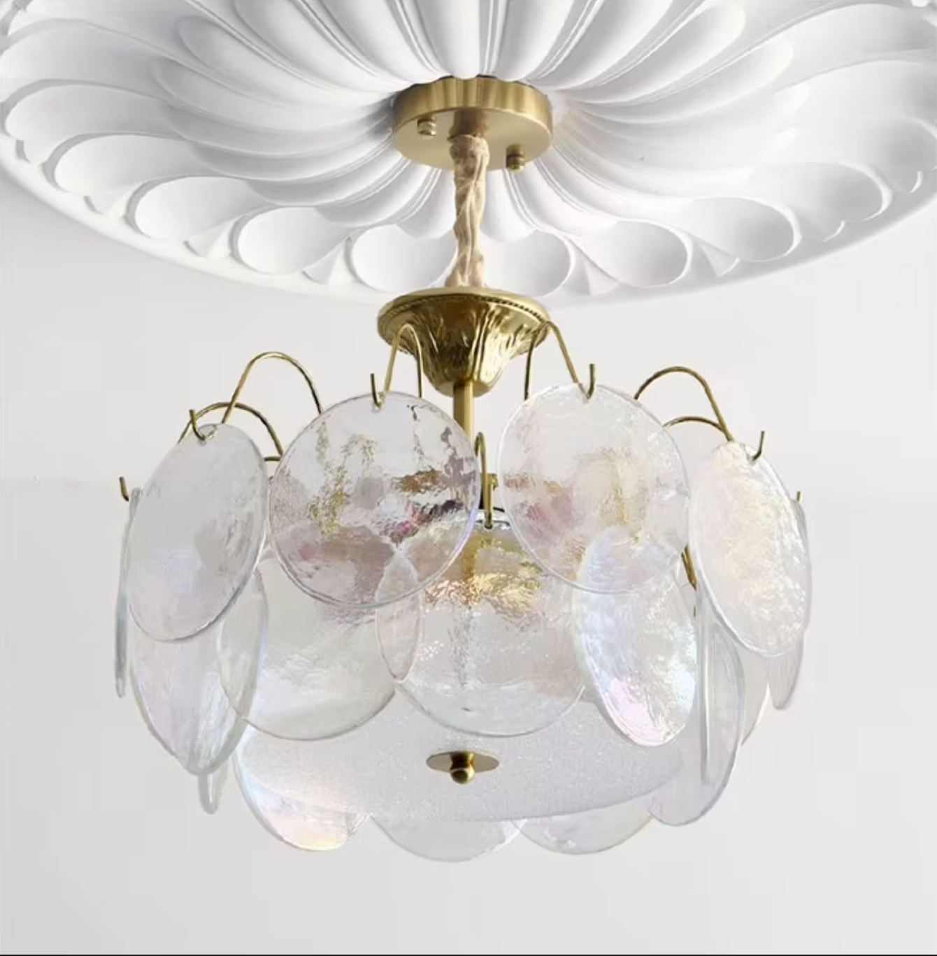Venise — Lustre en verre de Murano