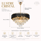 Opéra — Lustre suspendu en cristal