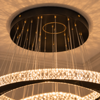 Nébuleuse — Suspension spiralée en cristal