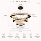 Nébuleuse — Suspension spiralée en cristal