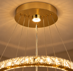 Orion — Suspension à anneaux de cristal