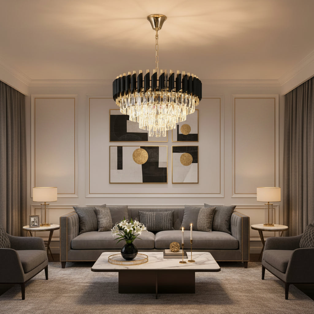 Opéra — Lustre suspendu en cristal