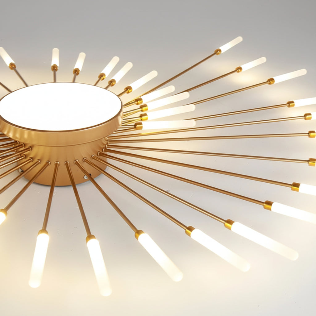 Hélios — Plafonnier aux branches solaires
